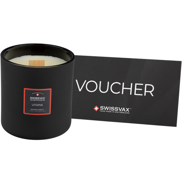 Geschenkset geurkaars & cadeaubon