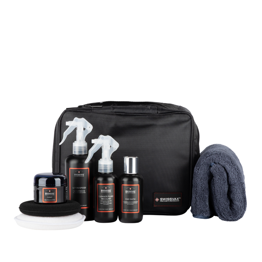 Discovery Kit cu ceară carnauba – set de start compact pentru îngrijirea mașinii