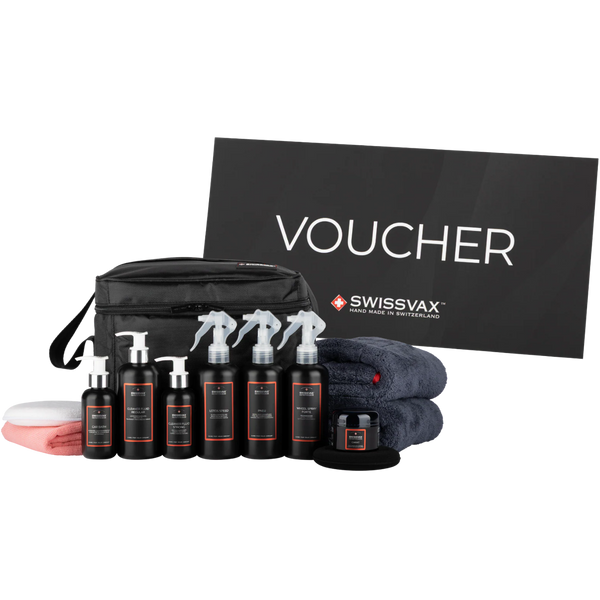 Set cadou essentials & voucher – îngrijire vopsea și anvelope completă
