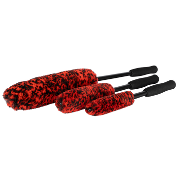 Wheel Woolies Combo Ensemble de brosses à jantes souples